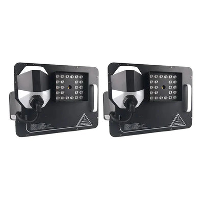 DecorBites™ 1500W RGB 3-in-1 DMX LED Fog Machine with Colorful Effects