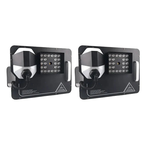 DecorBites™ 1500W RGB 3-in-1 DMX LED Fog Machine with Colorful Effects