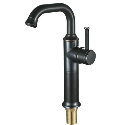 DecorBites™ Black Antique Brass Basin Faucet - Hot/Cold Mixer for Bathroom Sink Aesthetics