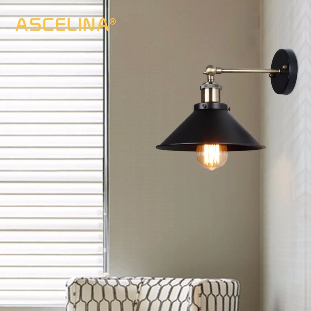 DecorBites™ Industrial Wall Sconce Set for Living Room Bedroom Aisle Lighting