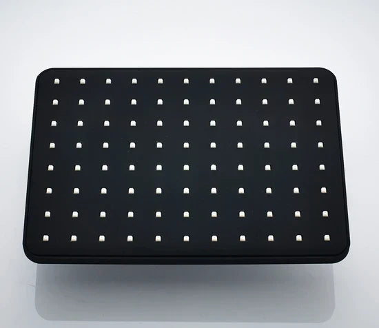 DecorBites™ Black Rainfall Shower Head with Handshower - Over-head Shower Sprayer