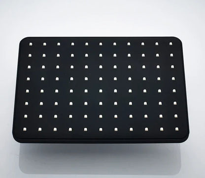 DecorBites™ Black Rainfall Shower Head with Handshower - Over-head Shower Sprayer