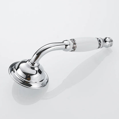 دش يدوي من DecorBites™ مصنوع من النحاس العتيق مع سيراميك فاخر - صنبور مطر دائري