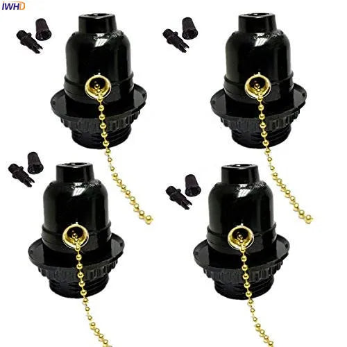 DecorBites™ E27 Bulb Holder with Switch 110-220V Socket Vintage CE UL Compliant