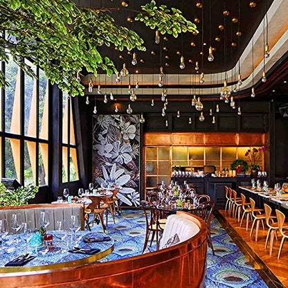 DecorBites™ LED G45 Globe Dimmable Silver Bowl Bulb 4W 2700K 6000K