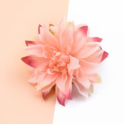 ديكوربايتس™ - ١٠ قطع من زهور جيربيرا الحريرية للديكور المنزلي والزفاف - بروش سداة اصطناعية