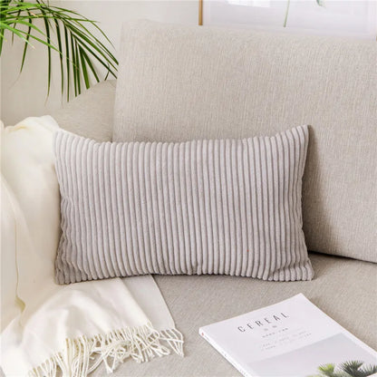 غطاء وسادة مخملي من DecorBites™‎ بنقشة مخملية مزخرفة مقاس 40×60 سم