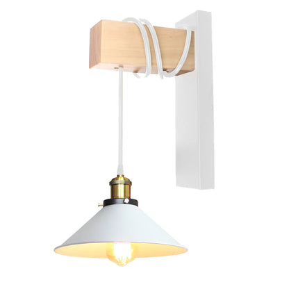 DecorBites™ Industrial Pulley Wall Light - Retro Loft Sconce Fixture for Home, Cafe, Bar