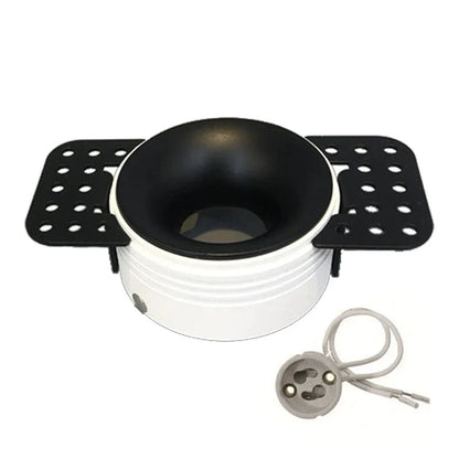 DecorBites™ LED Round Recessed Ceiling Mount Downlight - MR16/GU10 Lamp Socket Holder Fixture