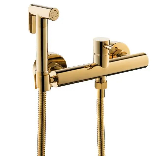 DecorBites™ Hand Held Bidet Sprayer Kit with Hot and Cold Copper Valve for Luxury Bathroom