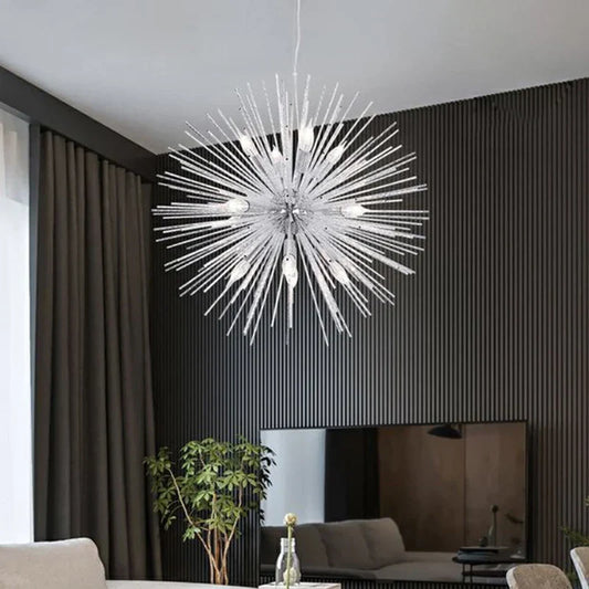 DecorBites™ Dandelion Sea Urchin Chandelier LED Indoor Lighting.