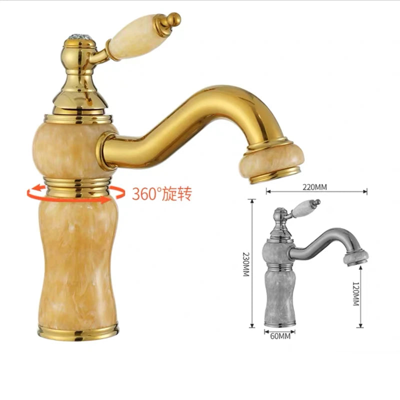 Brass Waterfall Bathroom Faucet
