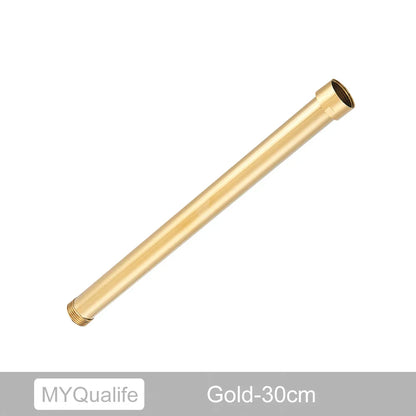 DecorBites™ Brass Black Bathroom Faucet 30cm Extension Tube for Heightening