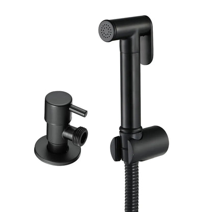 DecorBites™ Brushed Gold Bidet Sprayer Kit with Copper Valve Set and Shattaf Shower Head