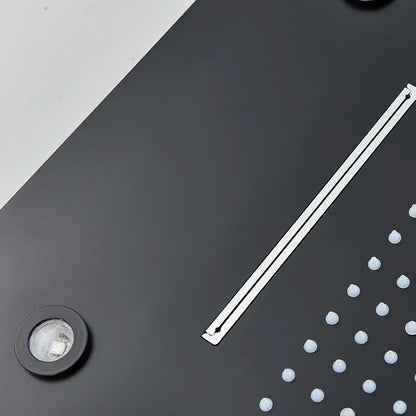 DecorBites™ LED Luxury Ceiling Embedded Shower Head Rainfall Colorful Bathroom Showers 304SUS