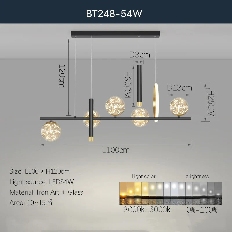 DecorBites™ LED Chandelier: Stylish Indoor Lighting for Bedroom, Living Room, Dining Room