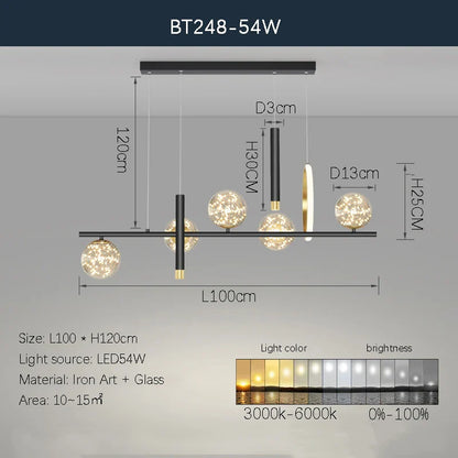 DecorBites™ LED Chandelier: Stylish Indoor Lighting for Bedroom, Living Room, Dining Room