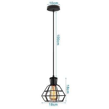 DecorBites™ Industrial LED Pendant Ceiling Light for Home Living Room Kitchen Decor