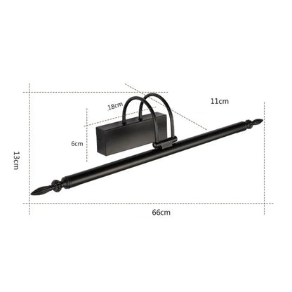 DecorBites™ 9W LED Mirror Lights 56cm Bathroom Wall Lamp Vanity Kit Sconce - Bronze/Sand Nickel/Black