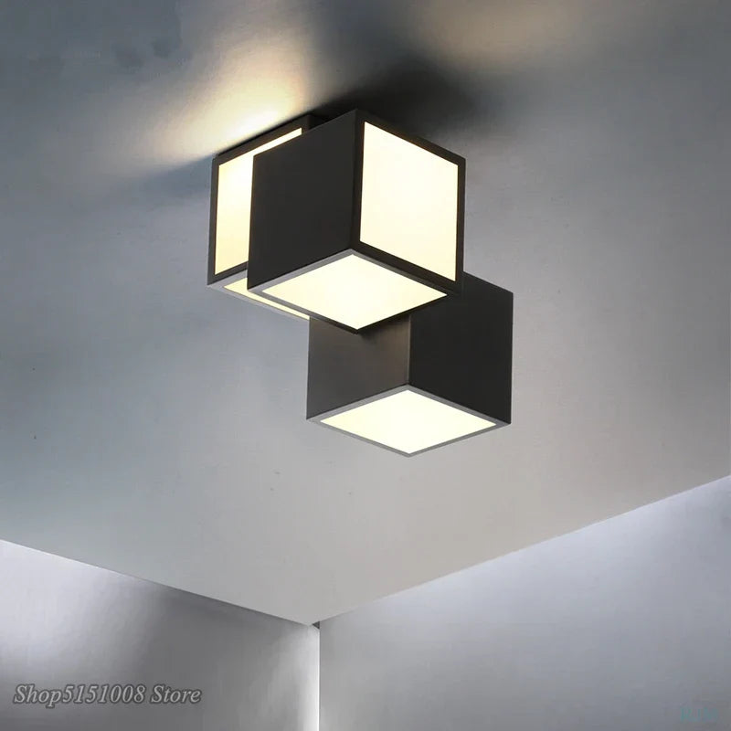 DecorBites™ Acrylic LED Ceiling Light with Remote Control - Modern Square Design