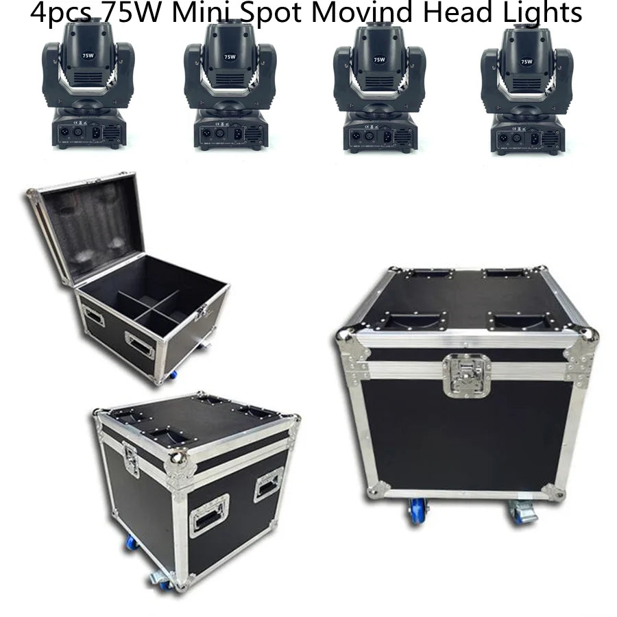 DecorBites™ 75W LED Spot Moving Head DJ Beam Light with Gobo & Color Wheel