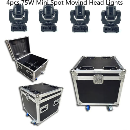 DecorBites™ 75W LED Spot Moving Head DJ Beam Light with Gobo & Color Wheel