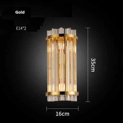 DecorBites™ Crystal LED Wall Sconce Light for Bedroom and Corridor