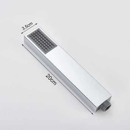 DecorBites™ Black ABS Handshower Head with 150cm Stainless Hose - Wall Mounted Faucet Accessory