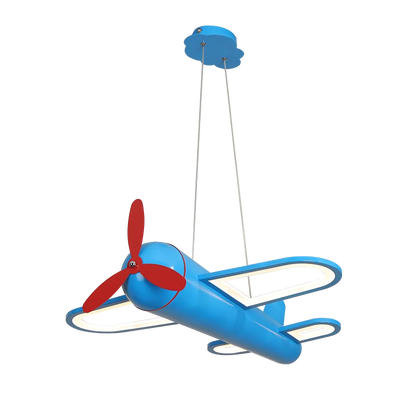 DecorBites™ Cartoon Airplane Kids Room Chandelier - Creative Boys Bedroom Pendant Light