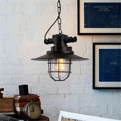 DecorBites™ Industrial Iron Pendant Lights for Home and Retail Spaces