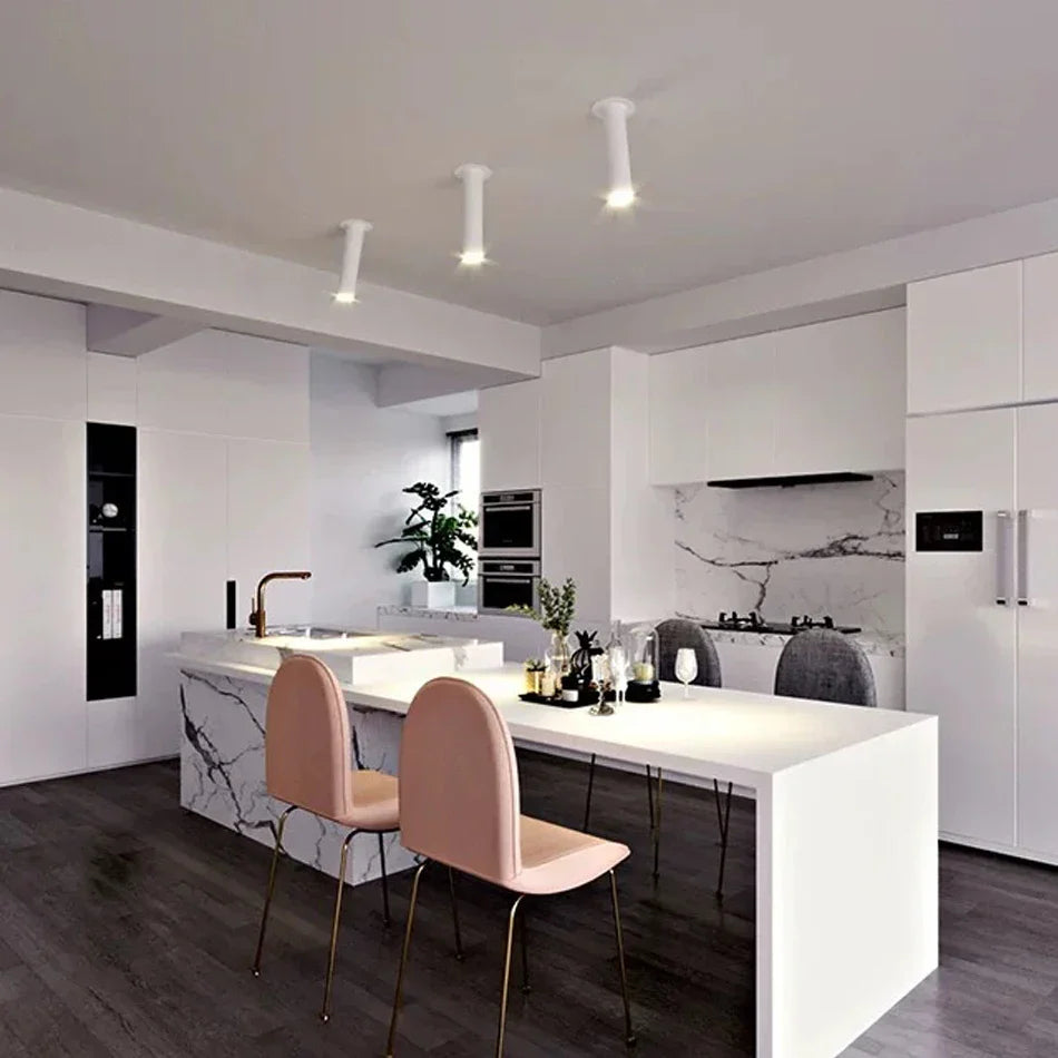 DecorBites™ 5W LED Bar Ceiling Spotlight: Modern High-Quality Adjustable Indoor Lighting