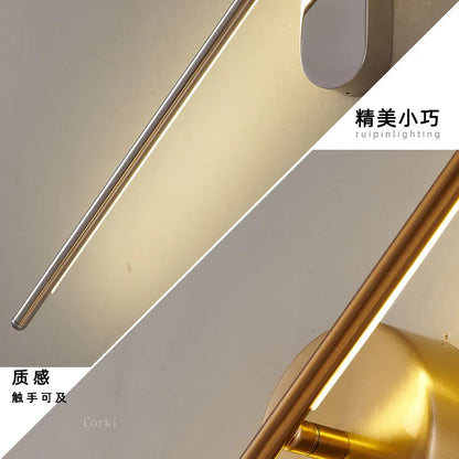 DecorBites™ Gold Geometric Wall Lamp for Living Room, Bedroom, and Hotel Aisle