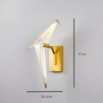 DecorBites™ Love Bird Chandelier Lighting - White Gold Designer Lustre for Dining Room