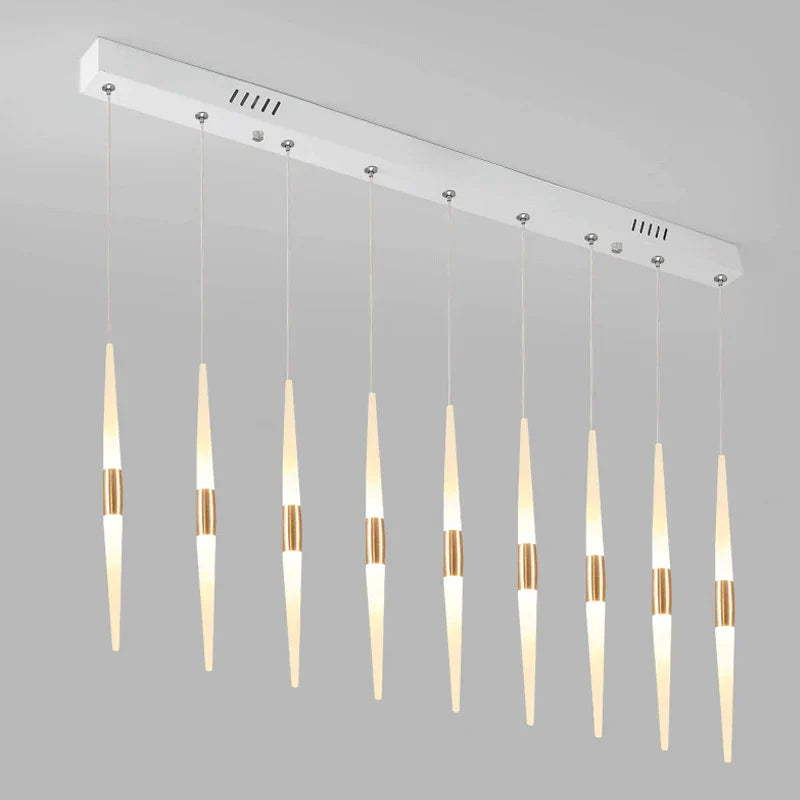 DecorBites™ LED Chandelier: Stunning Loft Living Room Bedroom Kitchen Ceiling Light, Long Hanging Fixture