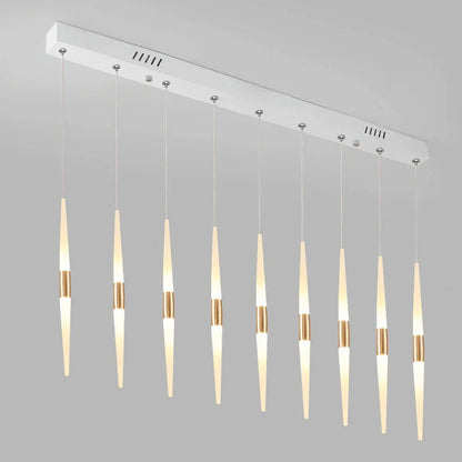 DecorBites™ LED Chandelier: Stunning Loft Living Room Bedroom Kitchen Ceiling Light, Long Hanging Fixture