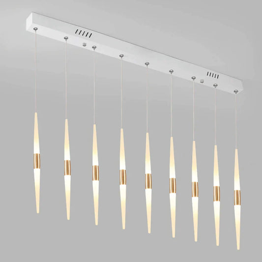 DecorBites™ LED Chandelier: Stunning Loft Living Room Bedroom Kitchen Ceiling Light, Long Hanging Fixture