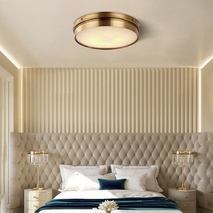 DecorBites™ Brass LED Ceiling Lights - Modern Home Lighting Flush Mount Luminaire