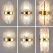 Decorbites™ Gold Schwarz LED Wandleuchte für Schlafzimmer Flur