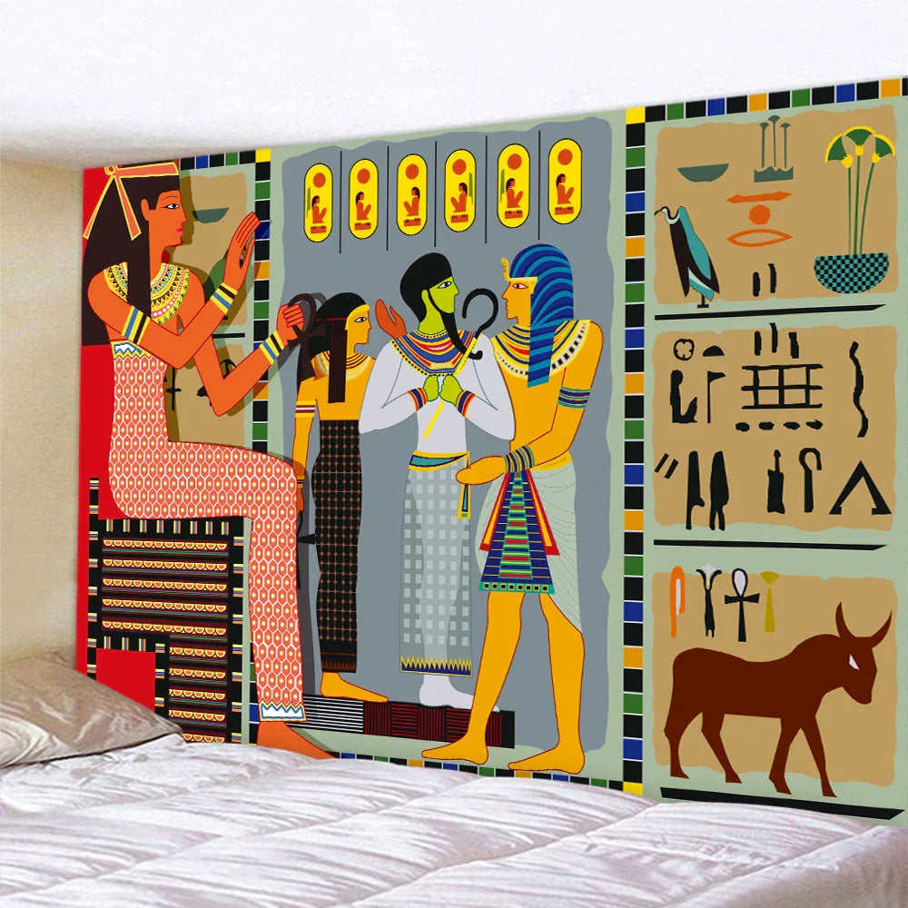 ديكور بايتس™ - نسيج حيواني مخدر: سجادة يوغا بديكور منزلي بوهيمي هيبي لغرفة المعيشة وغرفة النوم