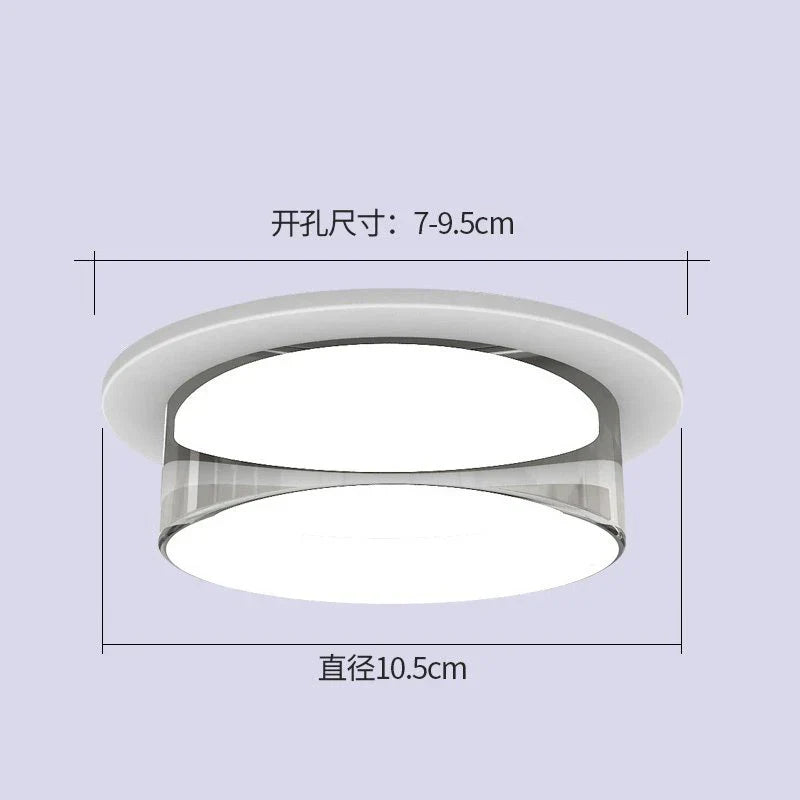 DecorBites™ Crystal LED Ceiling Lamp for Living Room Bedroom Kitchen Bathroom