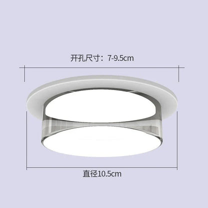 DecorBites™ Crystal LED Ceiling Lamp for Living Room Bedroom Kitchen Bathroom