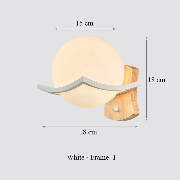 Wood Minimalist Wall Lamp