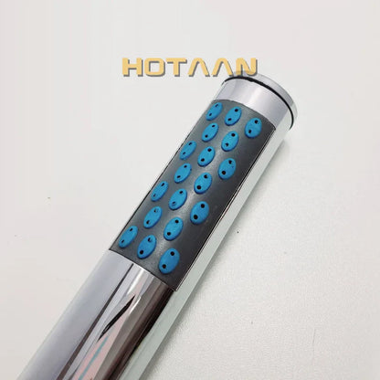 DecorBites™ ABS Chrome Plated Water Saving Square Rain Hand Hold Shower Head