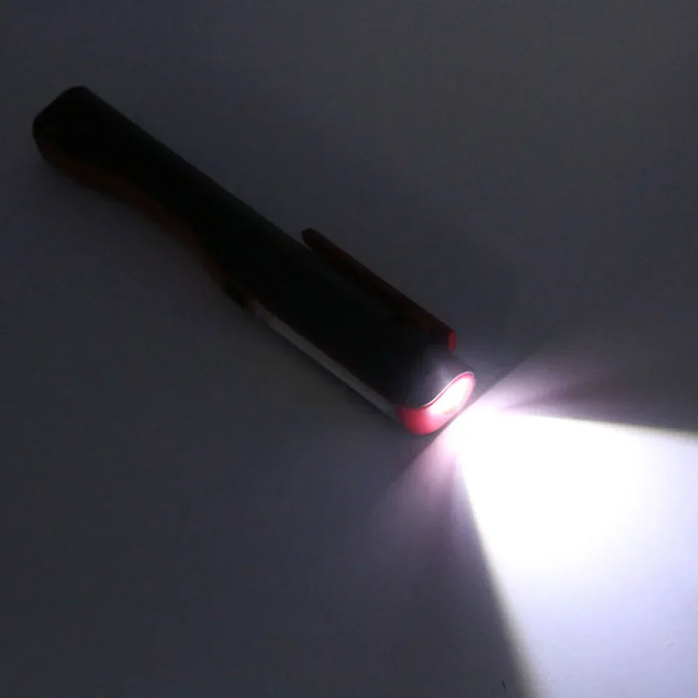 DecorBites™ COB LED Flashlight: USB Rechargeable Multifunction Pocket Light