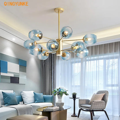 DecorBites™ Iron Ball Chandeliers: Modern Design for Home Décor and Indoor Lighting