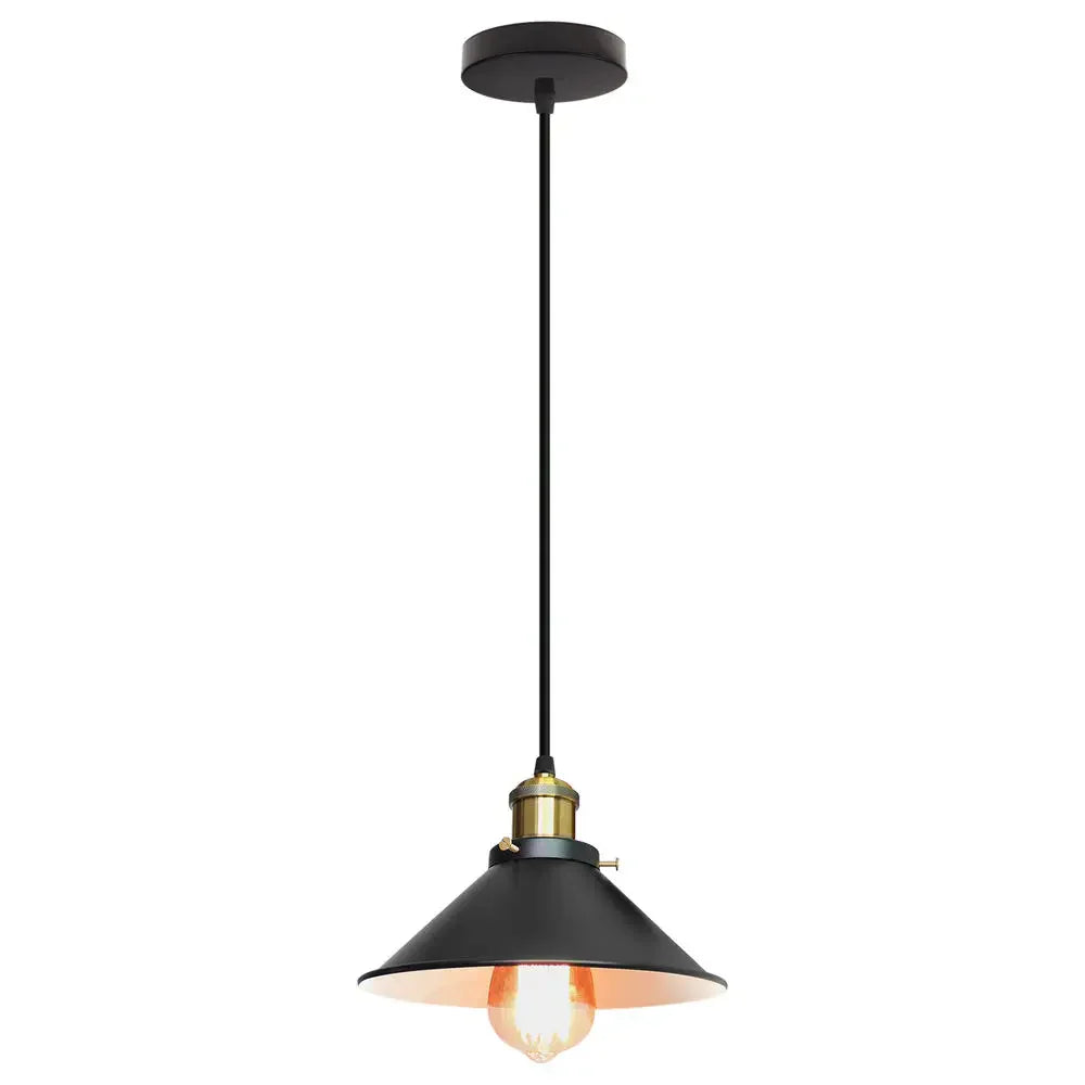 DecorBites™ Industrial Pendant Lights: Modern Retro Loft Hanging Lamp for Home Decor