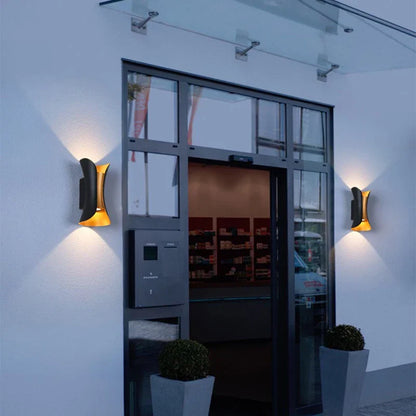 Aplique de pared LED impermeable DecorBites™ de 10 W, moderno y lujoso, para interiores y exteriores.