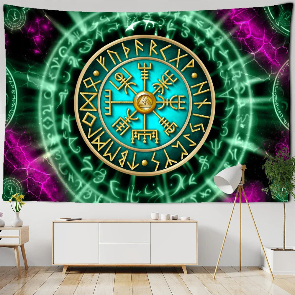 Decobites Psychedelic Reaper Wall Tapestry Mystery Decor for Witchcraft Room