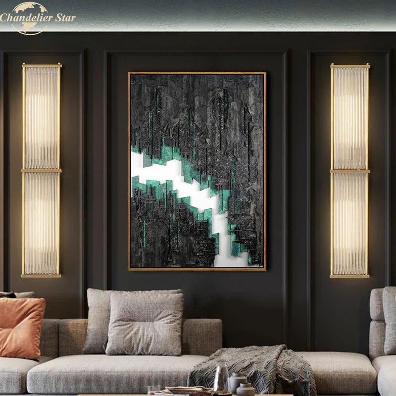 Decorbites™ Kristall-Wandleuchte Retro Vintage Wandlampe Innenraum LED-Beleuchtung