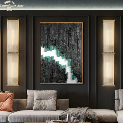 Decorbites™ Kristall-Wandleuchte Retro Vintage Wandlampe Innenraum LED-Beleuchtung